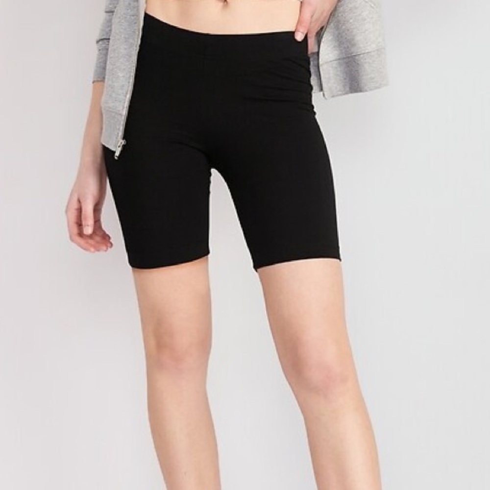 Old Navy Women's Black Biker Shorts